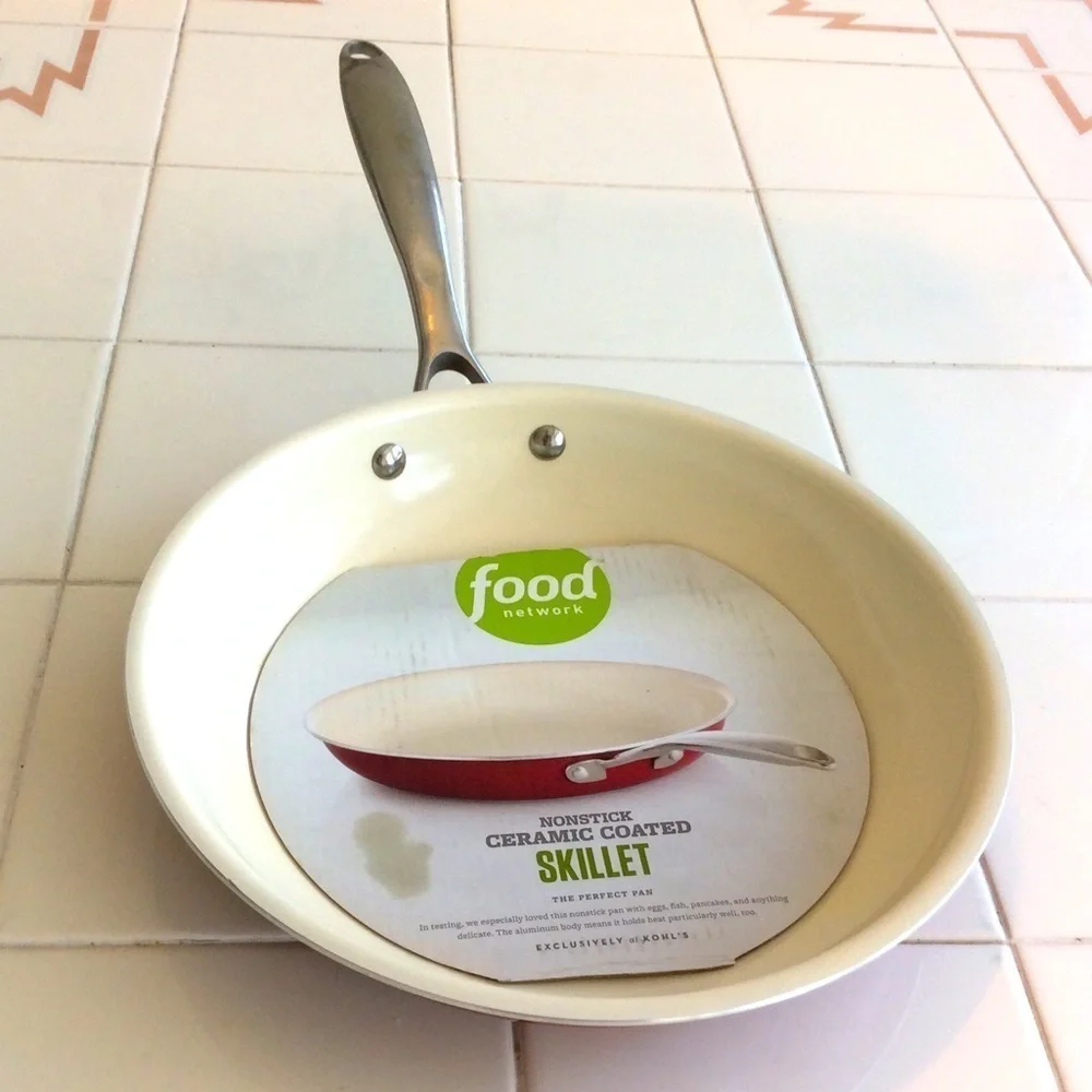 Food Network 10” Ceramic Coated Skillet frying pan fry